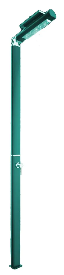 Doccia da Giardino Miscelatore con LED Arkema Quick Ottanio Lucido Metallizzato - immagine 2