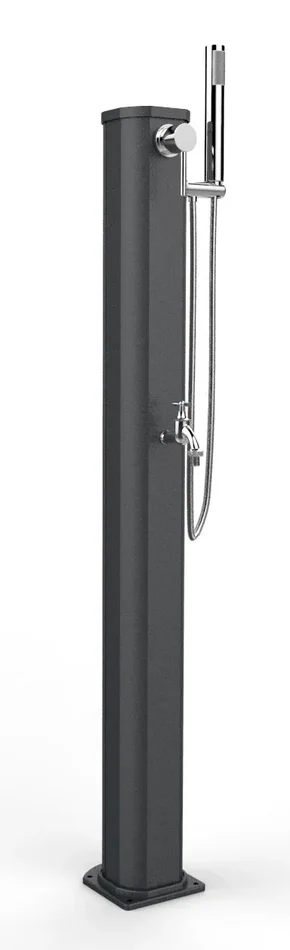 Doccia da Giardino Miscelatore Doccetta e Lavapiedi Arkema Jolly Go Antracite - immagine 2