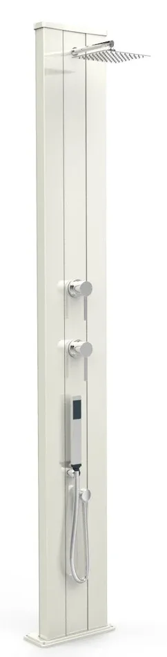 Doccia da Giardino Miscelatore e Doccetta Arkema Dada S Top Line Perla Bianca