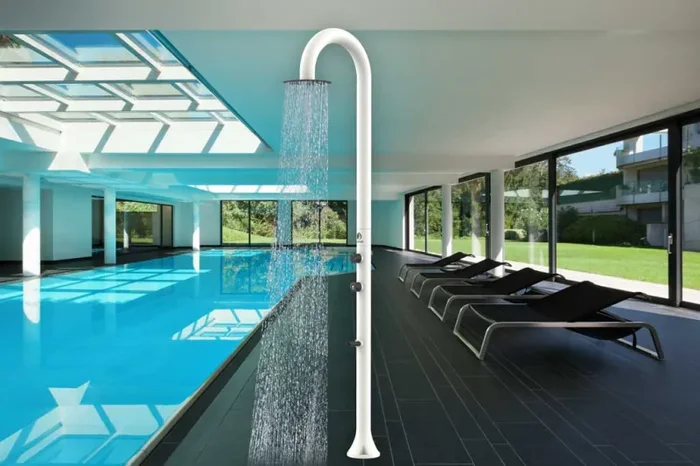 Doccia da Giardino Miscelatore e Lavapiedi Sined Luna Bianca Moda - immagine 2