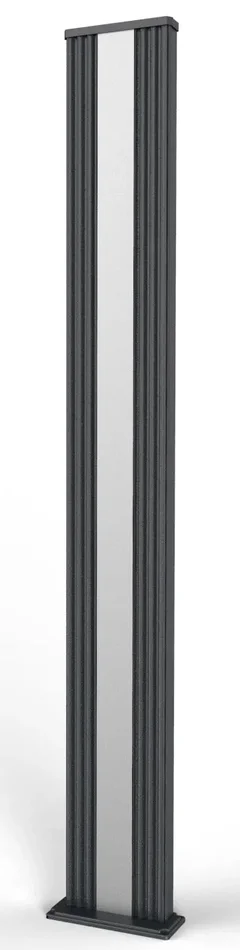 Doccia da Giardino Miscelatore Nebulizzatore e Lavapiedi Arkema Dada S Fascia Inox Antracite - immagine 2