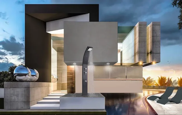 Doccia da Giardino Miscelatore Nebulizzatore e Lavapiedi Arkema Dada Top Line Perla Bianca Vendita calda online - immagine 2