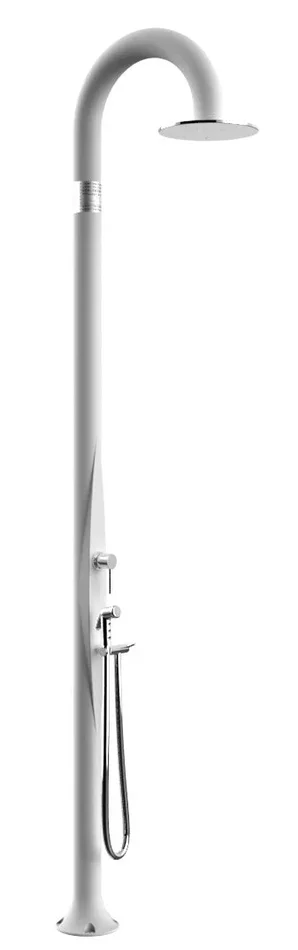 Doccia da Giardino Miscelatore Soffione e Doccetta Arkema Funny Yin Top Line Perla Bianca