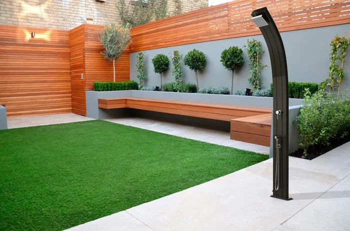 Doccia da Giardino Temporizzatore e Doccetta Arkema Spring Top Line Perla Bianca - immagine 3