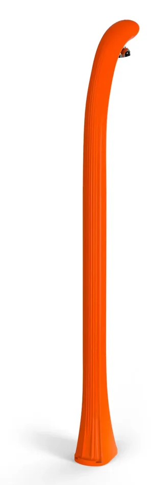 Doccia Solare da Esterno Giardino 20L Miscelatore e Lavapiedi Arkema Happy One Arancio - immagine 2