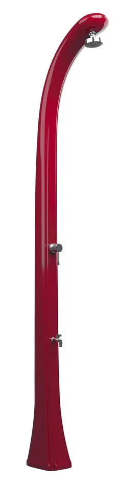 Doccia Solare da Esterno Giardino 20L Miscelatore e Lavapiedi Arkema Happy One Cherry