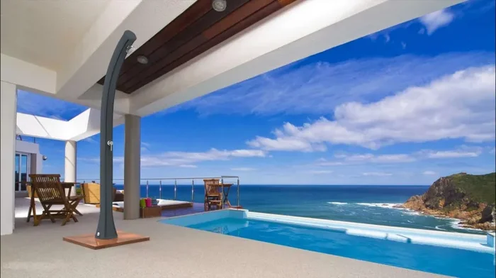 Doccia Solare da Esterno Giardino 23L Miscelatore Arkema Happy Verde - immagine 2