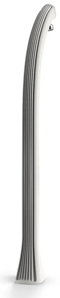 Doccia Solare da Esterno Giardino 23L Miscelatore e Lavapiedi Arkema Happy Bianco - immagine 3