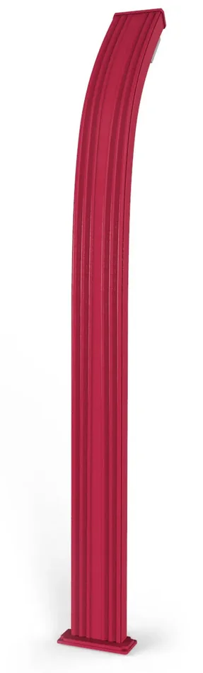 Doccia Solare da Esterno Giardino 30L Miscelatore Arkema Spring Fascia Inox Cherry - immagine 3