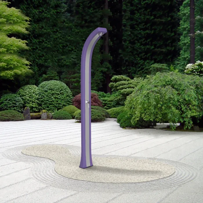 Doccia Solare da Esterno Giardino 30L Miscelatore Arkema Spring Plus Vari Colori - immagine 2