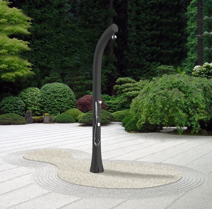 Doccia Solare da Esterno Giardino 30L Miscelatore e Doccetta Mobile Arkema Jolly Plus Vari Colori Moda - immagine 2