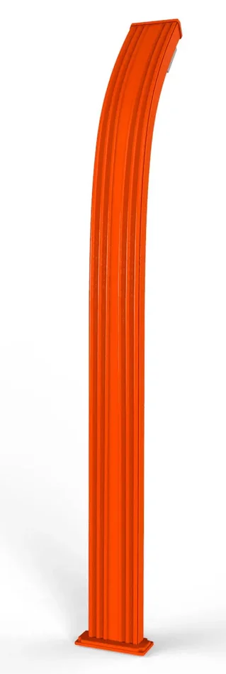 Doccia Solare da Esterno Giardino 30L Miscelatore e Lavapiedi Arkema Spring Arancio Vendita calda online - immagine 2