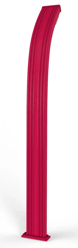 Doccia Solare da Esterno Giardino 30L Miscelatore e Lavapiedi Arkema Spring Cherry