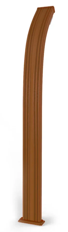 Doccia Solare da Esterno Giardino 30L Miscelatore e Lavapiedi Arkema Spring Fascia Inox Oro Van Gogh - immagine 3