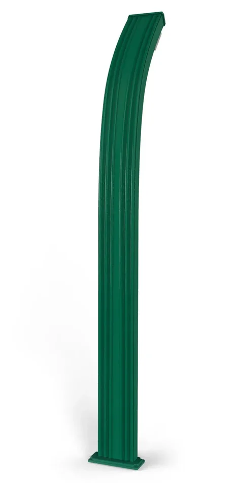 Doccia Solare da Esterno Giardino 30L Miscelatore e Lavapiedi Arkema Spring Fascia Inox Verde Saldi - immagine 3