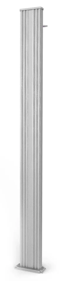 Doccia Solare da Esterno Giardino 30L Miscelatore e Lavapiedi Arkema Spring S Inox Paint - immagine 3