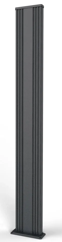 Doccia Solare da Esterno Giardino 40L Miscelatore e Doccetta Mobile Arkema Dada S Grigio Antracite - immagine 2