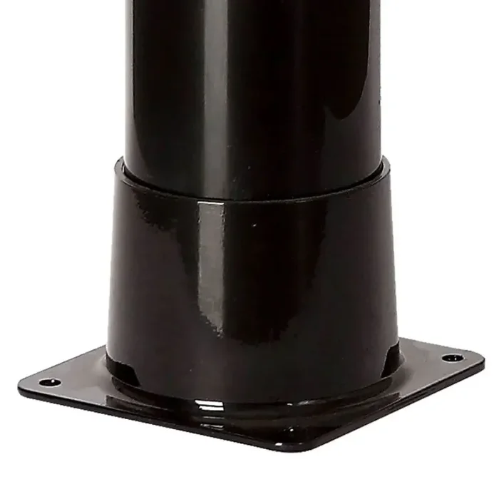 Doccia Solare da Giardino 19 L Base In Pvc e Tubo Superiore In Acciaio Inox Sined Gru Nero - immagine 3