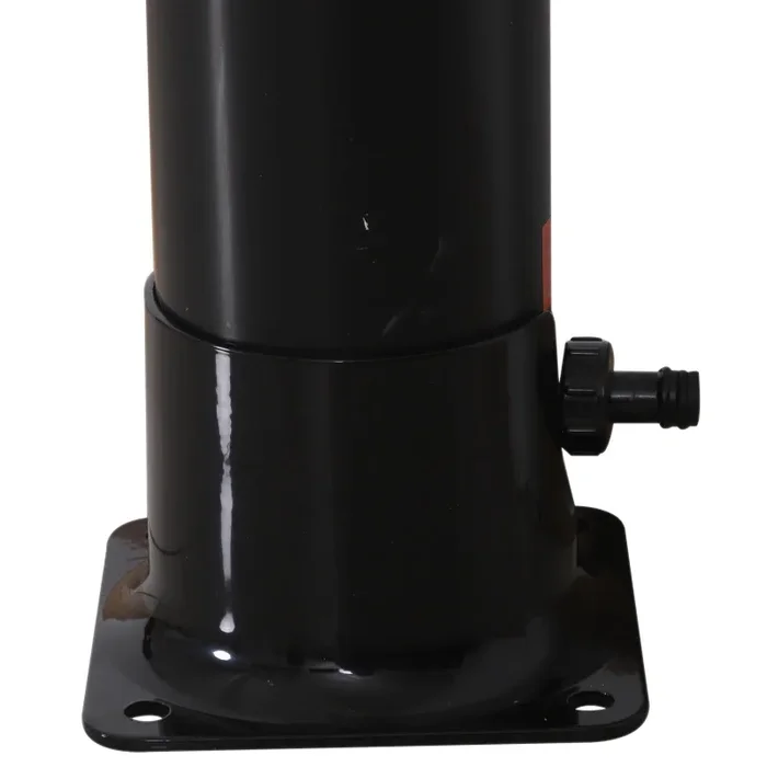 Doccia Solare da Giardino 20L Acqua Fredda-Calda 60° Nera In saldo