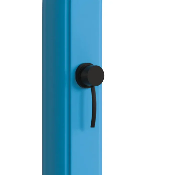 Doccia Solare da Giardino 22L Miscelatore e Lavapiedi Sined Sole Blu - immagine 3