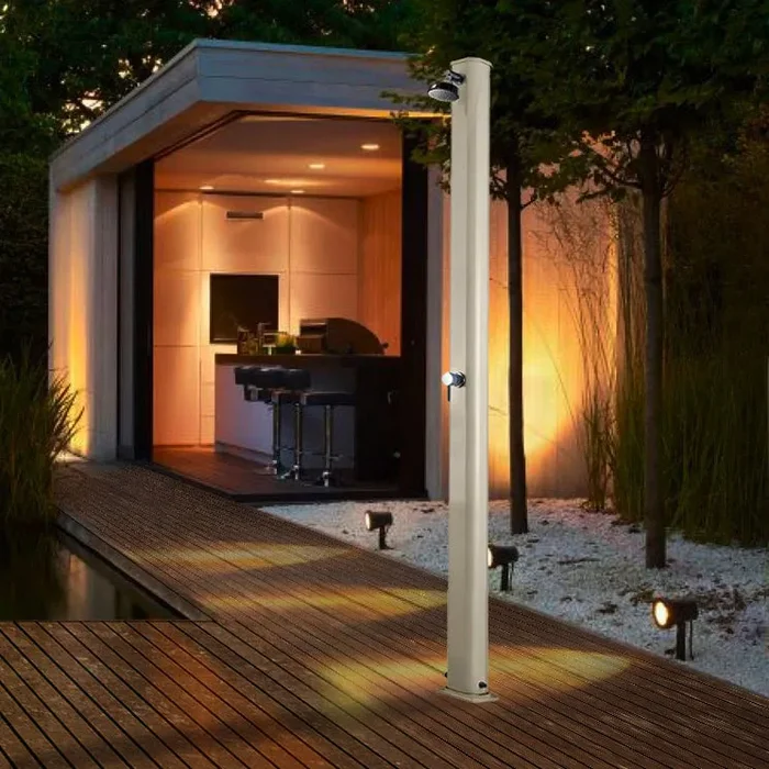 Doccia Solare da Giardino 25L Miscelatore Arkema Jolly S Verde - immagine 2