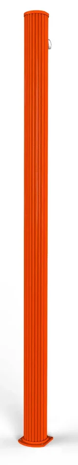 Doccia Solare da Giardino 25L Miscelatore e Lavapiedi Arkema Jolly S Arancio - immagine 2