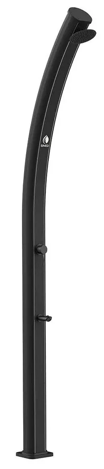 Doccia Solare da Giardino 25L Miscelatore e Lavapiedi Sined Emi Nera Vendita calda online