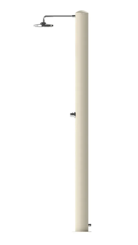 Doccia Solare da Giardino 28 L Soffione Eco Rain e Miscelatore Temporizzato Tevere TB Bianco Perla - immagine 3