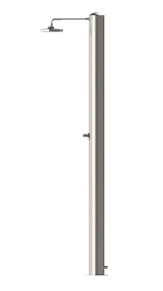 Doccia Solare da Giardino 28 L Soffione Eco Rain e Miscelatore Temporizzato Tevere TX Satinato - immagine 3