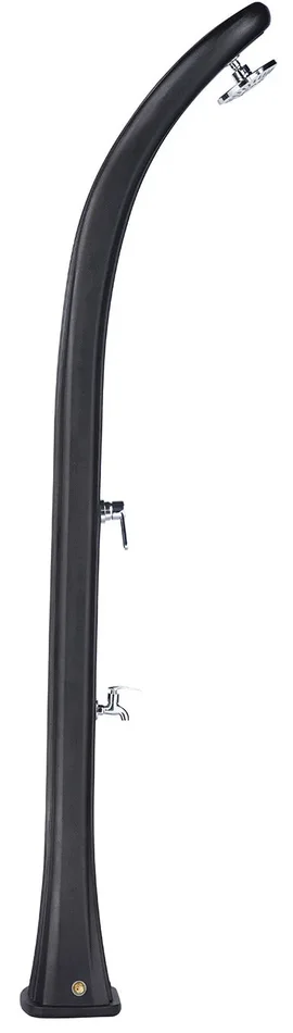 Doccia Solare da Giardino 28L Miscelatore e Lavapiedi Antracite - immagine 3