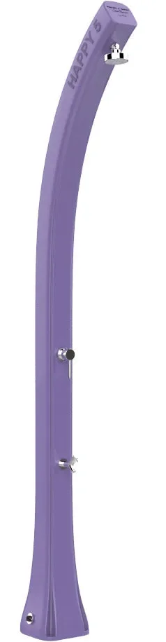 Doccia Solare da Giardino 28L Miscelatore e Lavapiedi Arkema Happy Five Viola