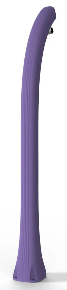 Doccia Solare da Giardino 28L Miscelatore e Lavapiedi Arkema Happy Five Viola - immagine 3