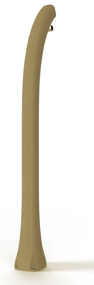 Doccia Solare da Giardino 28L Miscelatore Temporizzato Arkema Happy Beach Dove Grey - immagine 3