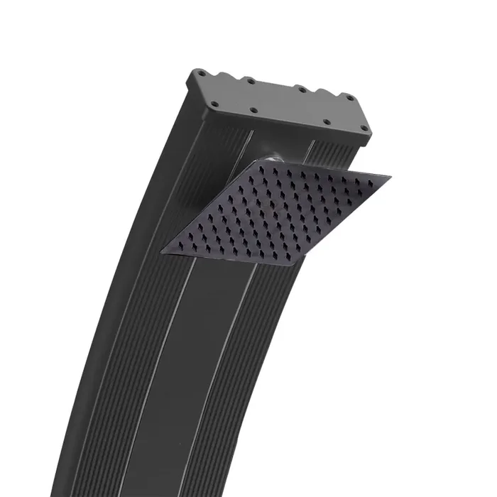 Doccia Solare da Giardino 30L Miscelatore e Lavapiedi Sined Lea Nera In saldo - immagine 3