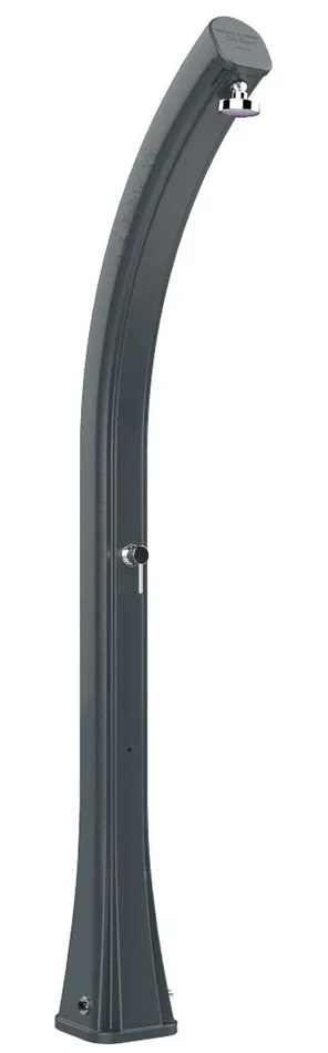 Doccia Solare da Giardino 35L Miscelatore Arkema Happy XL Grigio Antracite