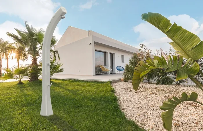 Doccia Solare da Giardino 35L Miscelatore e Lavapiedi Arkema Happy XL Grigio Antracite Vendita calda online - immagine 2