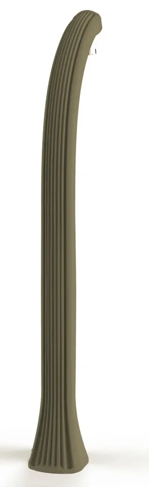 Doccia Solare da Giardino 35L Miscelatore e Lavapiedi e Temporizzatore Arkema Happy XL Dove Gray