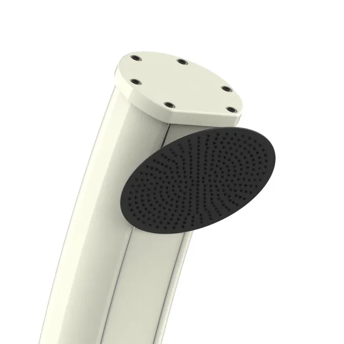 Doccia Solare da Giardino 35L Miscelatore e Lavapiedi Sined Dafne Bianca - immagine 3