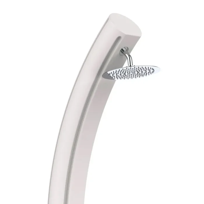 Doccia Solare da Giardino 40 L in Polietilene HD Rio XXL Bianco