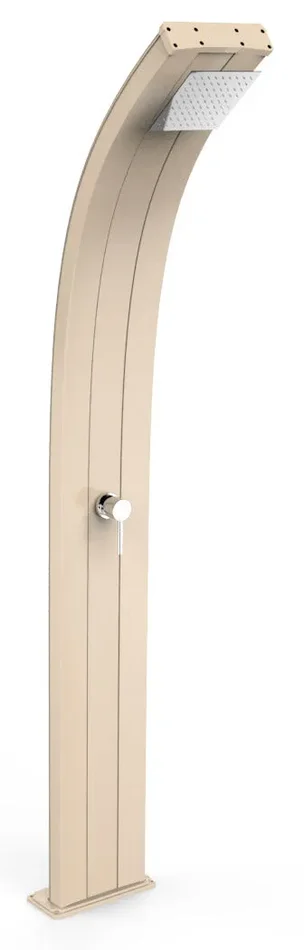 Doccia Solare da Giardino 40L Miscelatore Arkema Dada Bianco Crema