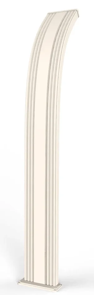 Doccia Solare da Giardino 40L Miscelatore Arkema Dada Fascia Inox Sabbia - immagine 3