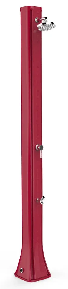 Doccia Solare da Giardino 40L Miscelatore e Lavapiedi Arkema Big Happy Five Cherry Online ora