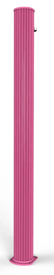 Doccia Solare da Giardino 40L Miscelatore e Lavapiedi Arkema Big Jolly Fuxia - immagine 2