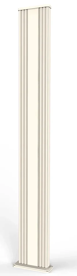 Doccia Solare da Giardino 40L Miscelatore e Lavapiedi Arkema Dada S Fascia Inox Sabbia - immagine 3