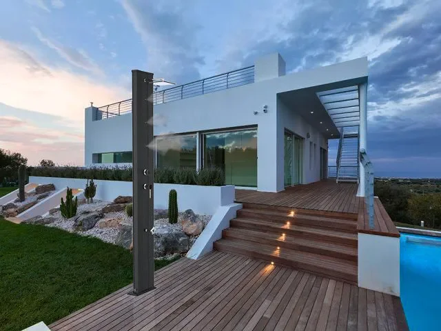 Doccia Solare da Giardino 40L Miscelatore Nebulizzatore e Lavapiedi Arkema Dada S Verde - immagine 2