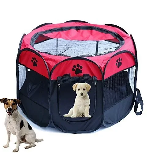 Dog Box Grande, Penna Cucciolo Cuccia M 35″ * * 24″, Red * * 24″