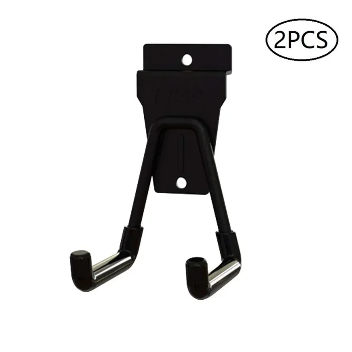 DOITOOL 2 Pezzi Ganci per Garage da Muro rastrelliere M, Nero