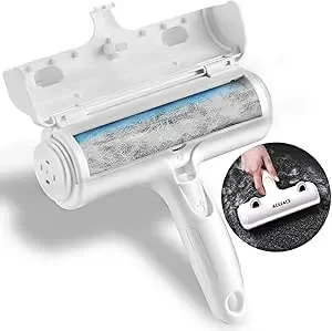 Dokkita Togli Peli Animali, Lint Rullo Spazzola per Peli Rimozione , Spazzola Pelucchi per Cani, Gatti, Animali Domestici da Tappeti, Divani, Letti, Vestiti