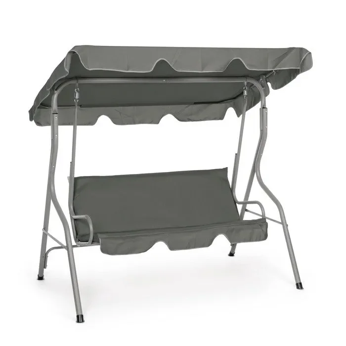 Dondolo da giardino 3 posti in acciaio – Davie Sconti