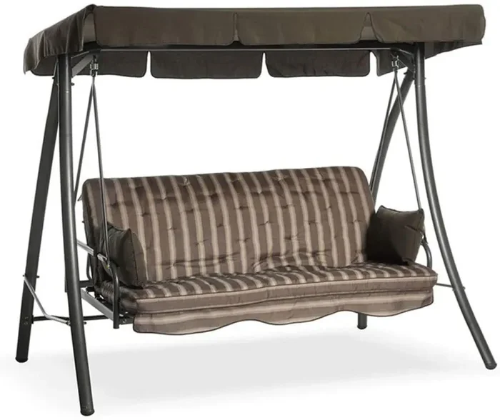 Dondolo reclinabile 3 Posti 203x115xh170 cm in Ferro Royal